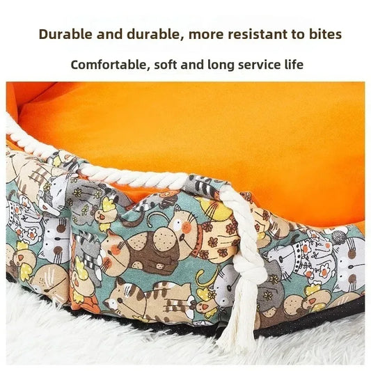 Convertible Dog Sofa Bed Pet Mattress Cushion