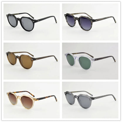 High quality Luxury polarized sunglasses vintage sunglasses women retro Acetate Fashion sun glasses UV400