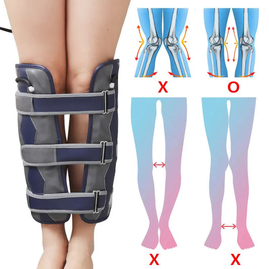 Pressure O/X Type Leg Posture Corrector Band Bowed Legs Knee Straightening Beauty inflated Leg Belt For Adults Kids Brace