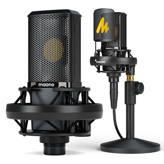 XLR Large Diaphragm Condenser Microphone for Studio Recording Podcasting and Streaming