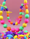 Creative DIY Handmade Pop Beads Toy Accessory Set Girl Jewelry Necklace & Bracelet Crafts Toys Education kids Birthday Gifts