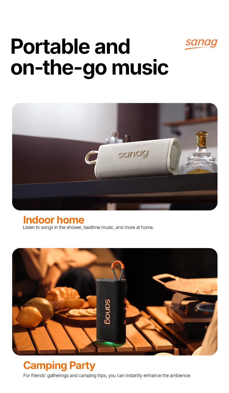 M15 Portable Bluetooth Speaker 10W Stereo Speakers 10-hours Playtime IPX4 Waterproof Camping flash-sale Choice Subwoofer