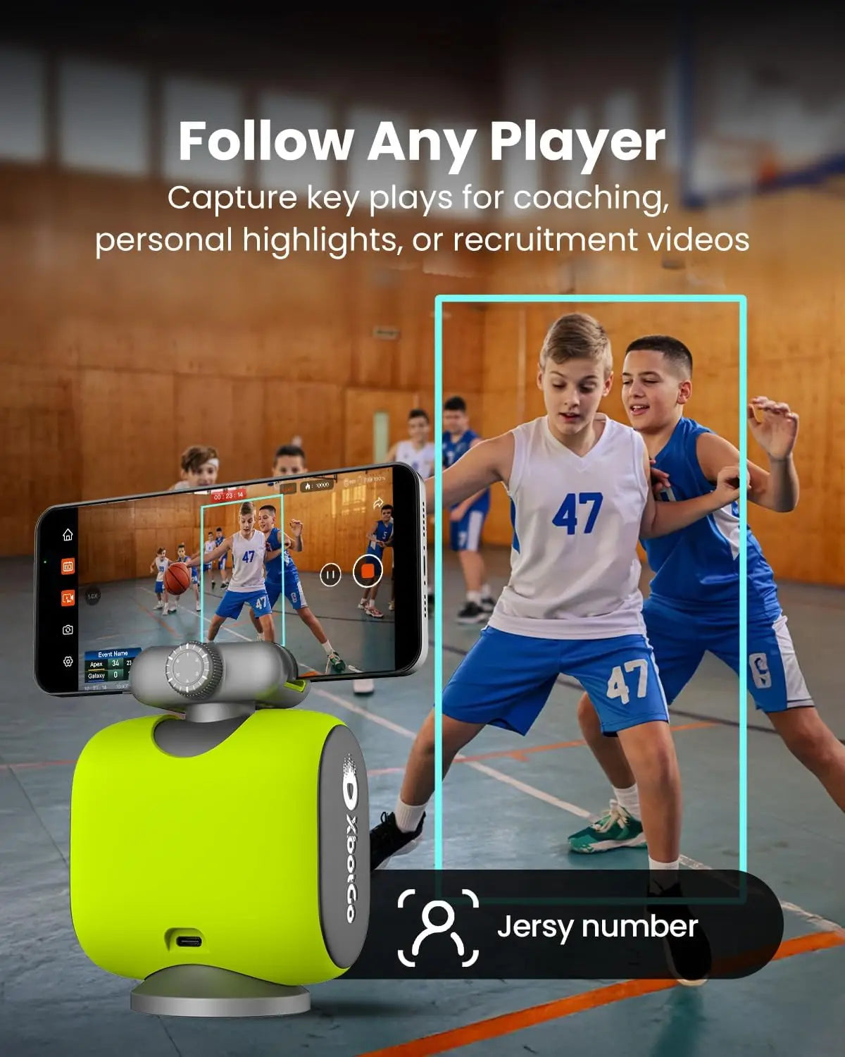 AI Auto Tracking Sports Camera 4K 60FPS Smart Team Sports Recording System