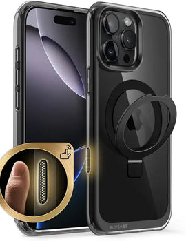 For iPhone 16 Pro Max Case with Camera Control Capture Button UB Mag Stand Series Slim Clear Magnetic MagSafe Phone Case