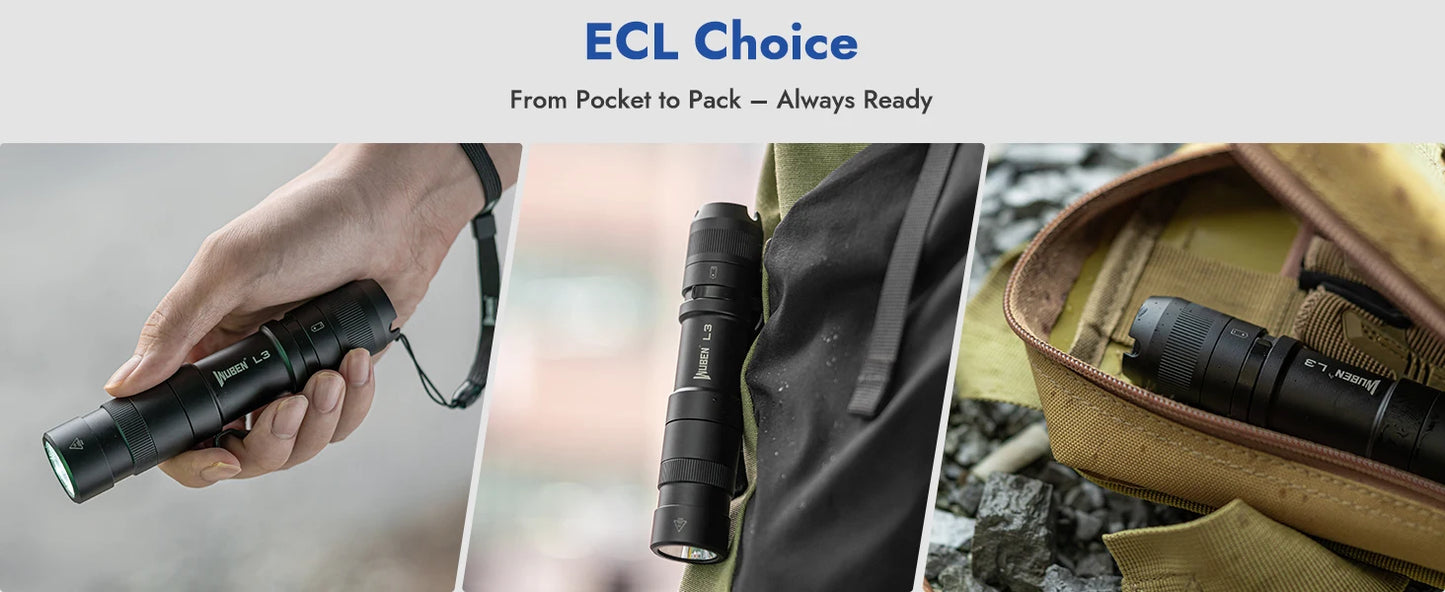 3000 Lumen Rechargeable Tactical LED Flashlight With Dual Way Charging