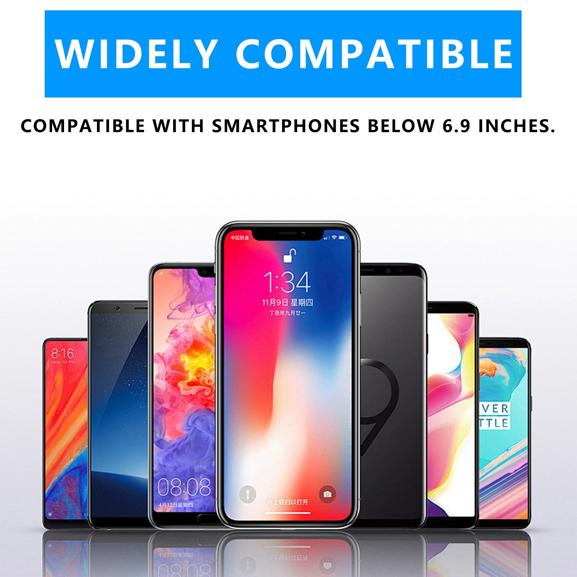 Transparent Universal 6.9-inch Underwater Touch Screen Dust and Drop Protection IP68 Waterproof Phone Case