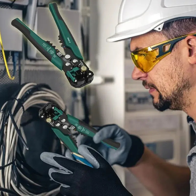 Automatic Wire Stripping Pliers Cutter Cable Terminal Crimping Electrician Tools Multifunctional Pliers Universal Repair Tools