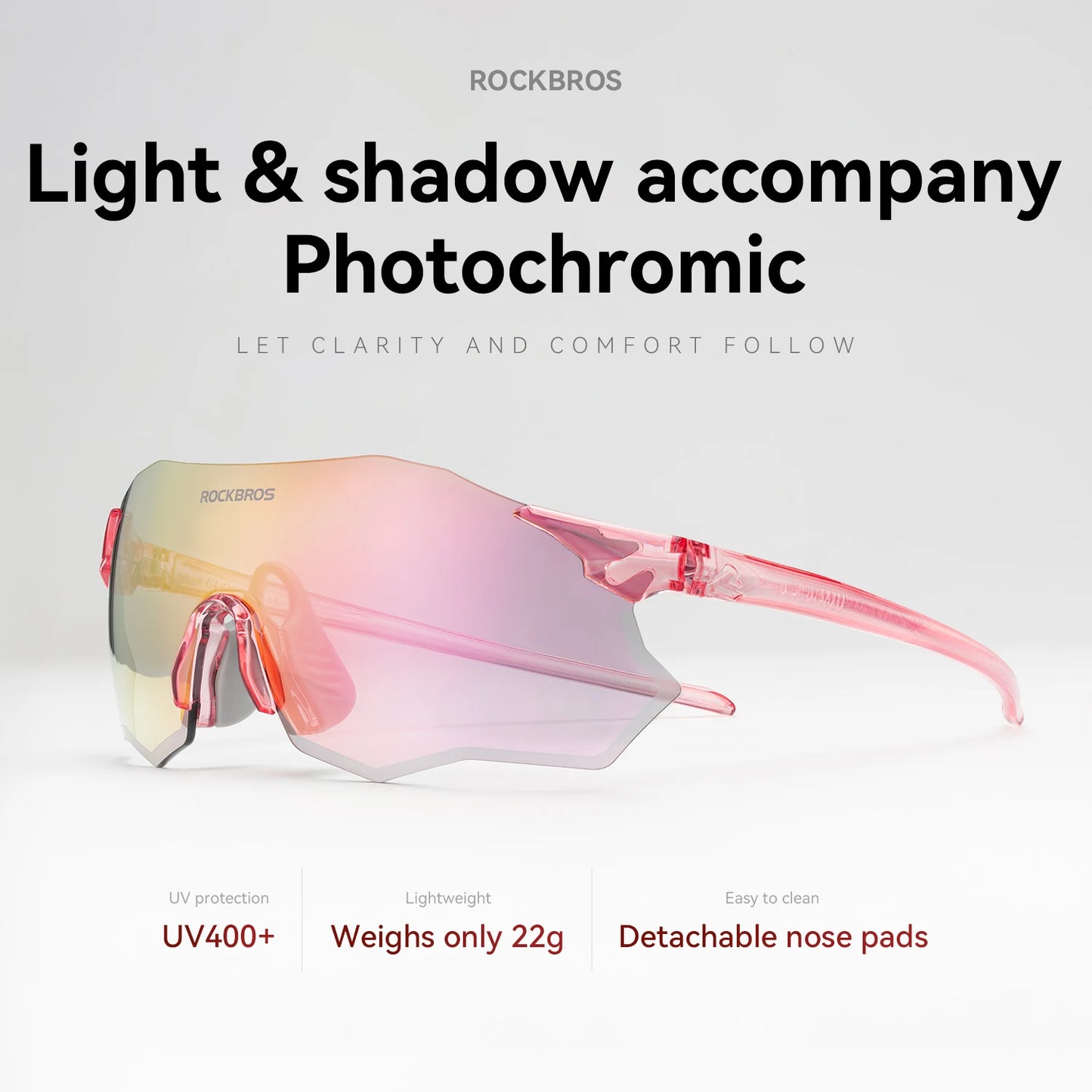 Bicycle Glasses Photochromic / Polarized Lens Bike Sunglasses UV400 Sun Protection MTB Road Cycling Goggle Eyewear