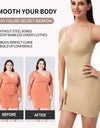 Full Slip Shapewear Women Dress V Neck Bodycon Underwear Smooth Compression Body Shaper Slimming Waist Abdomen Belly Corset