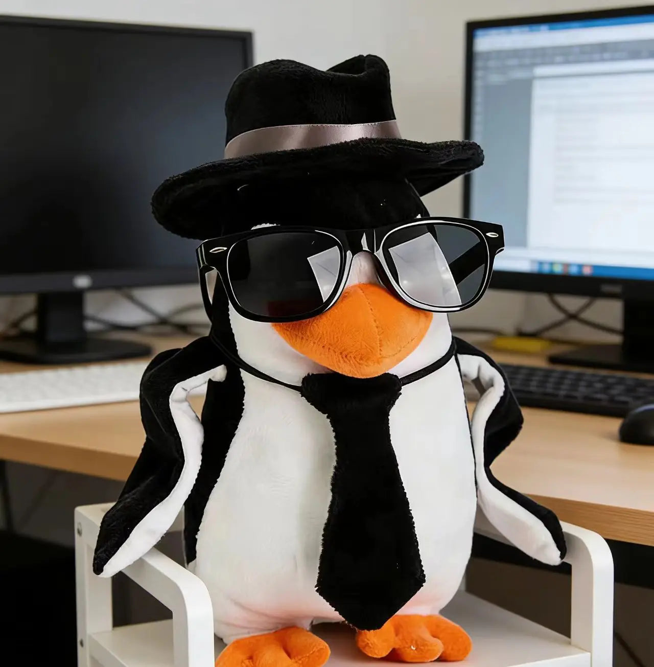 Cute Penguin Plush Toy Soft Stuffed Animal Pillow