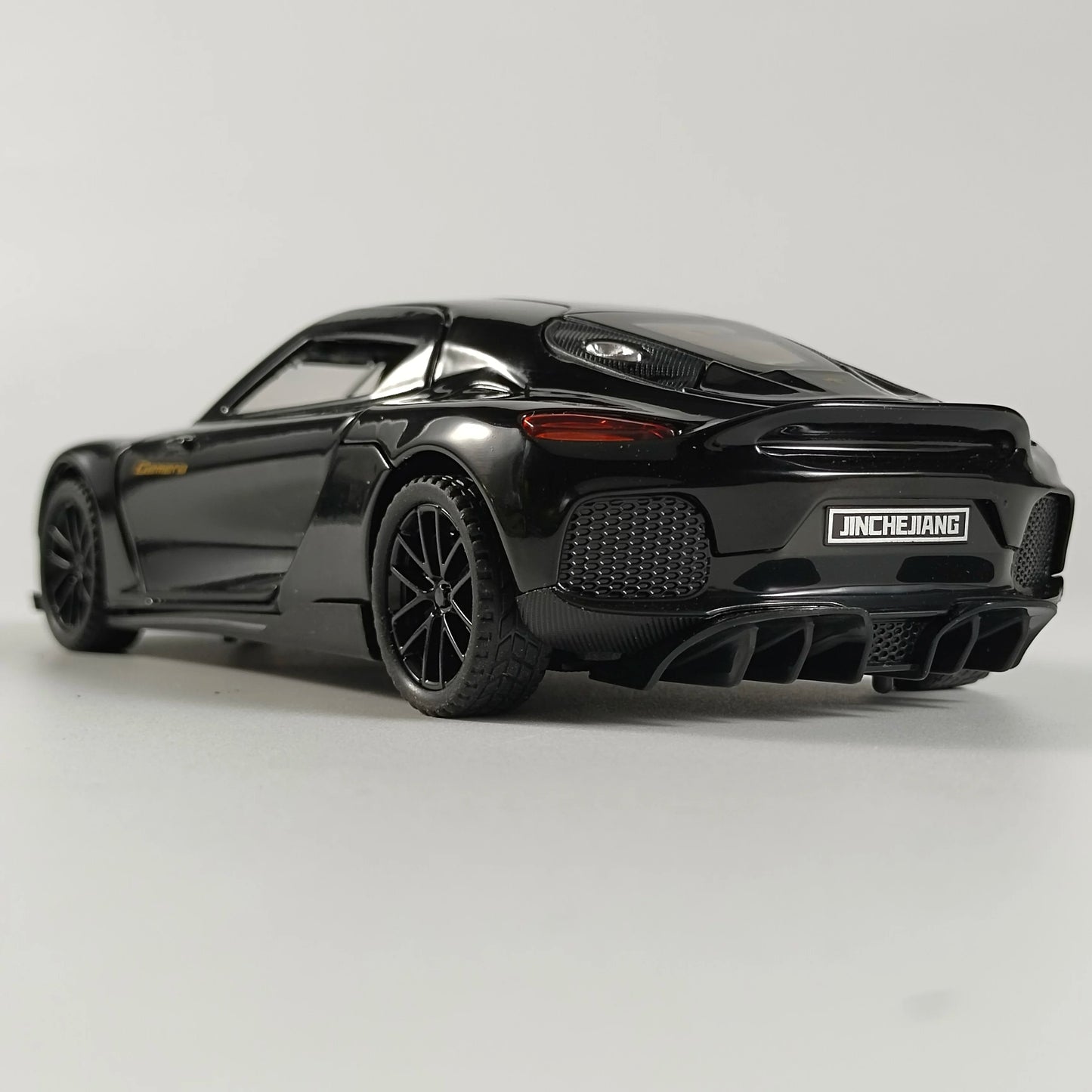 1:24 Gemera GT Sports Car Alloy Diecast Metal Model Sound Light Pull Back Toy Boys Simulation Car Model Ornament Present