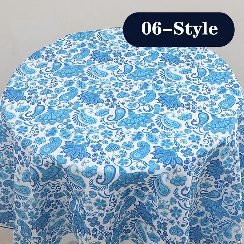 1M/2M/3M 30colors plant floral print canvas fabric for Home textile DIY sewing tent tablecloth, luggage bags Cloth by the meter