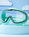 Swimming Goggles Big Frame HD View Anti-fog Waterproof 's Swim Goggles Boys and Girls Multi-color to Choose