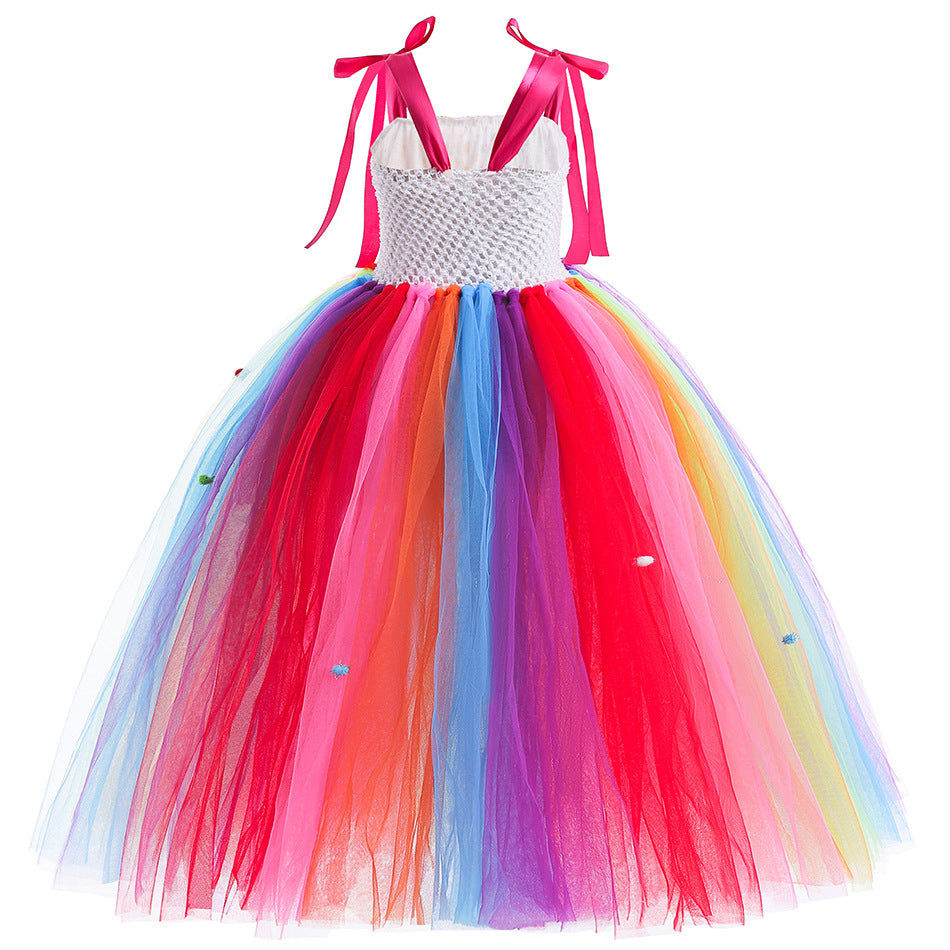 Candy Princess Costume Dress with Candy Headdress and Lollipop Accessories