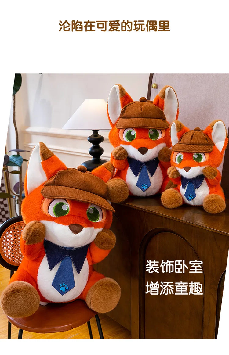 Cute Fox Character Plush Stuffed Doll Toy