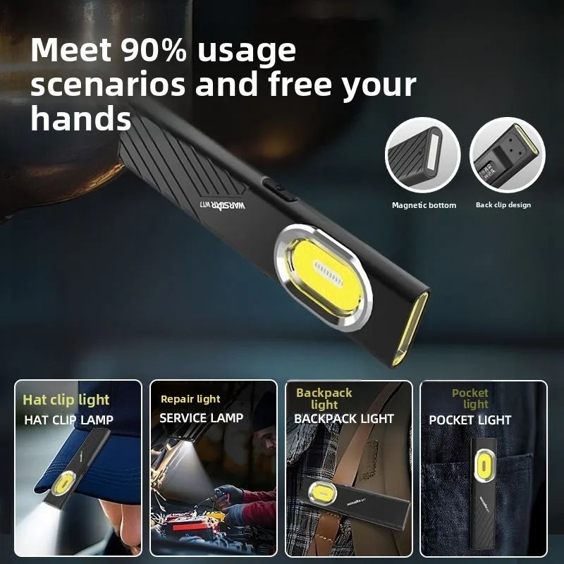 T7 LED Flashlight Rechargeable Mini Portable Torch Waterproof Outdoor Strong Light Lamp