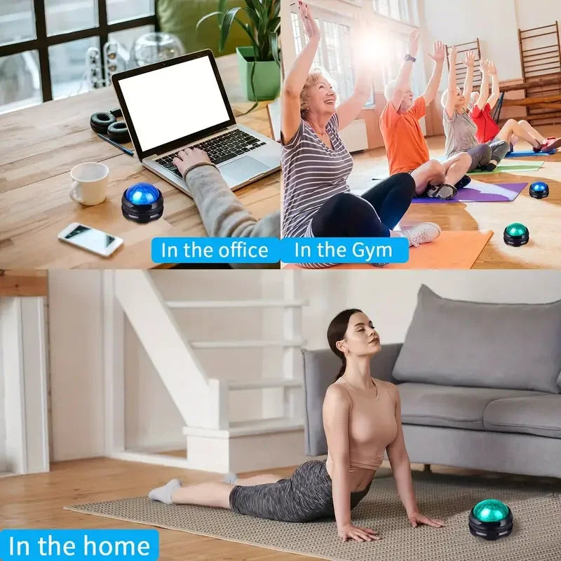 1Pcs Manual Massage Roller Ball Waist Hip Relaxer Stress Release Muscle Relaxation Massager Body Pain Relief Therapy Foot Back