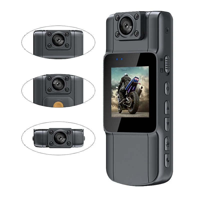 1080P HD Mini Camera Portable Digital Video Recorder BodyCam Infrared Night Vision Police Cam Small Bike Camcorder