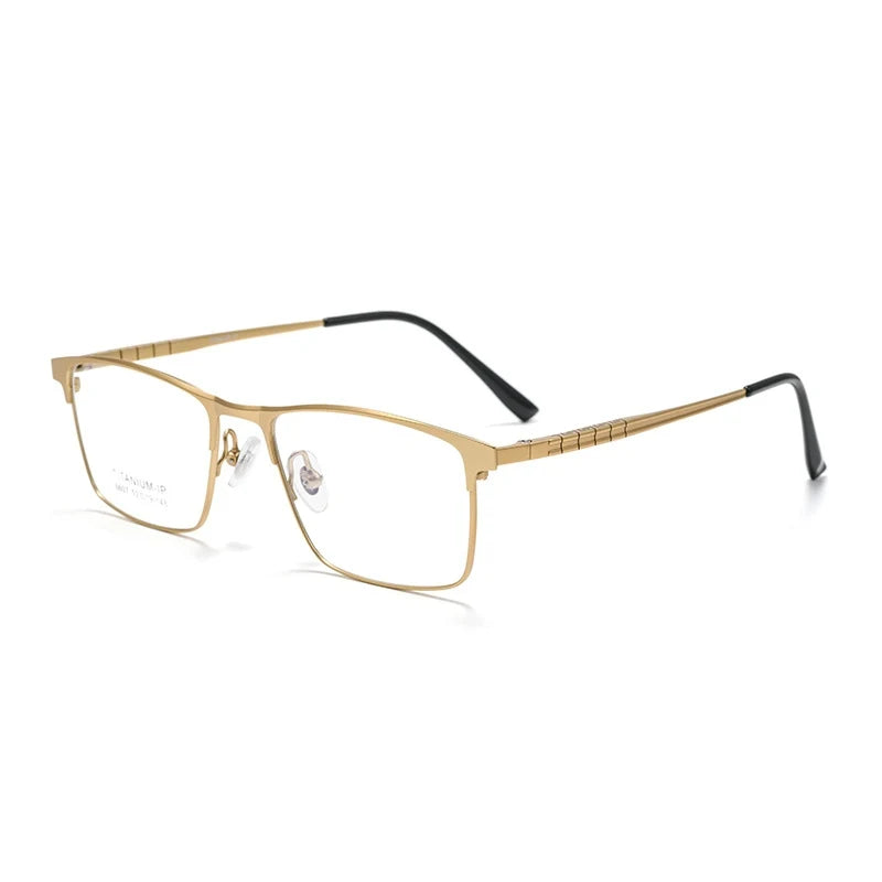 Mens Pure Titanium Blue Light Blocking Progressive Prescription Glasses