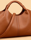 Leather Shoulder Bags For Women Ladies Luxury Handbag Crossbody Bag Zipper Messenger Solid Color Saddle Bag