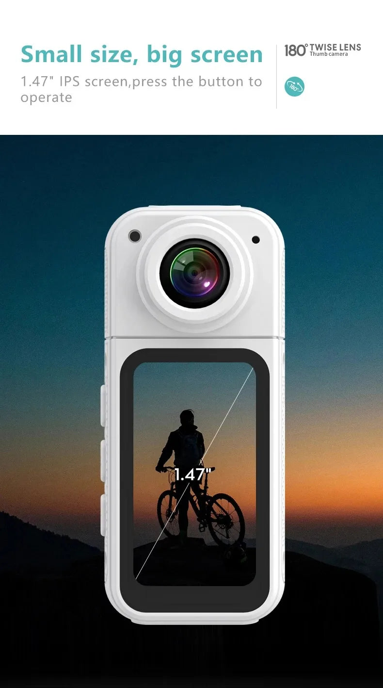 Thumb Action Camera 2.7K Mini Cam – Shopify Product Description