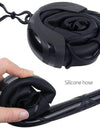 Soft Silicone Diving Snorkel Portable Foldable Easy-Breath Wet Scuba With Storage Case for Freediving Spearfishing Swimming