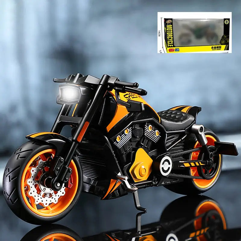 Diecast V Rod Night Rod Special Cruiser Motorcycle Model 1 to 10 Scale