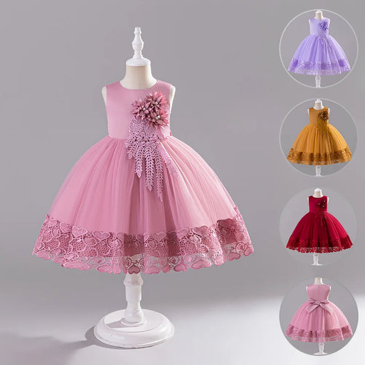 Fluffy Tulle Sleeveless Princess Ball Gown