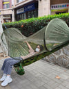 Portable Outdoor Camping Hammock with Mosquito Net High Strength Parachute- Fabric Hanging Bed Hunting Sleeping Swing
