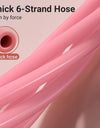 6-Tube Resistance Bands Yoga Pedal Puller Abdomen Waist Arm Training Elastic Pull Rope fitness Exercise At Home