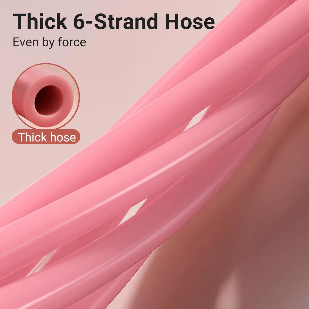 6-Tube Resistance Bands Yoga Pedal Puller Abdomen Waist Arm Training Elastic Pull Rope fitness Exercise At Home