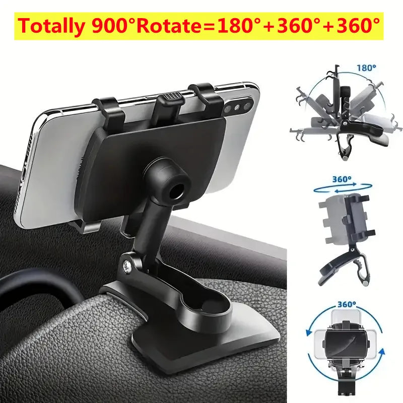 Car Phone Holder Stand Universal Dashboard Car Clip Mount Cell Mobile Phone Support in Car Bracket For iPhone Samsung Xiaomi