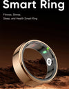 R02 Smart Ring Military Grade Titanium Steel Shell Health Monitoring IP68 & 5ATM Waterproof Multi-sport Modes