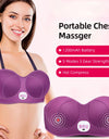 Electronic Massage Bra Electric Breast Massager with 5 Modes Vibrating Hot Compress Breast Instrument