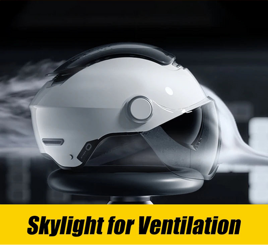 Open Face Electric Bike Helmet With Dual Visor