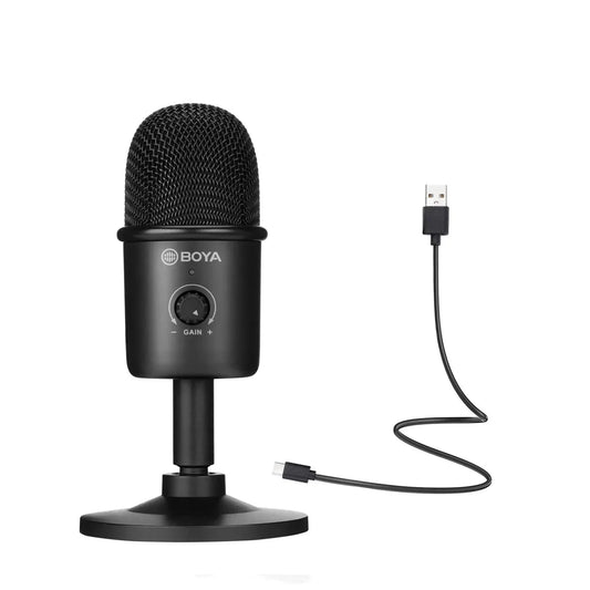 SB Condenser Desktop Microphone With Recording for Laptop Windows Mac Studio Video Mode for Youtube Live Streaming