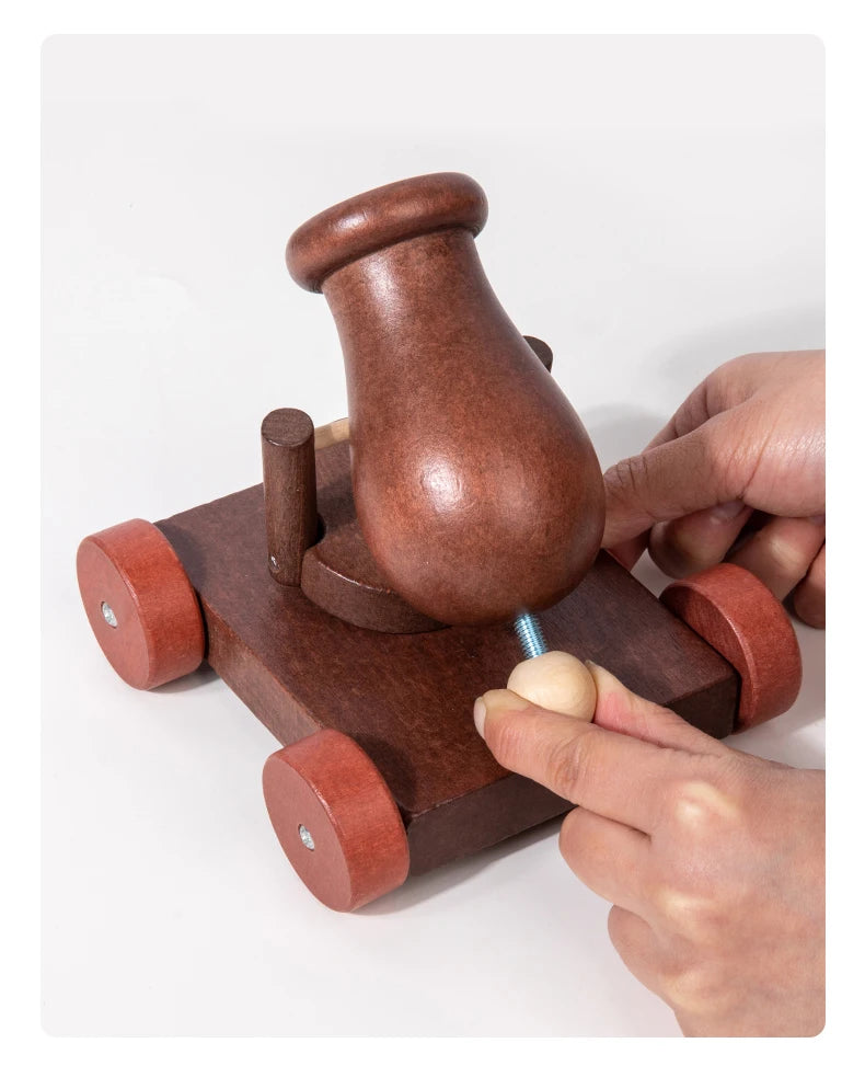 Wooden DIY Vehicle Assembly Toy Set
