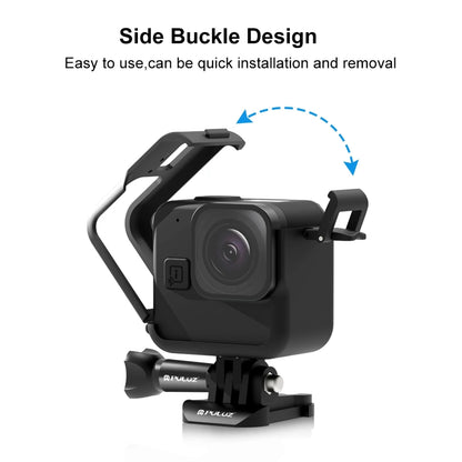 for GoPro Hero11 Black Mini PC Plastic Border Frame with Buckle Basic Mount & Screw for Gopro Sports Action Cameras