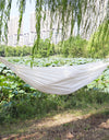 Super Comfortable Canvas Hammock Chair Durable Indoor/Outdoor Swing Seat for Garden, Patio, Camping, Home Leisure