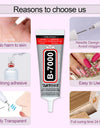 Glue, mobile phone screen glue, suitable for jewellery, house building models, dried flowers, wooden frames, fabrics, cardboard, woolen materials, universal crafts creative soft glue, anti-clogging design , 110ml
