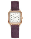 Fashion Simple Quartz watch for Women Wristwatches Ladies Red Leather Business Students Casual Watch
