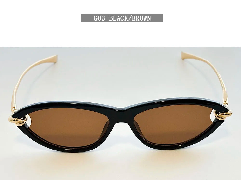 Vintage Cat Eye Sunglasses With UV400 Protection