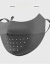 Breathable Sun Protection Face Mask For Men Women High Aesthetic Value Ice Silk Full Face Summer Sunshade Uv Protection