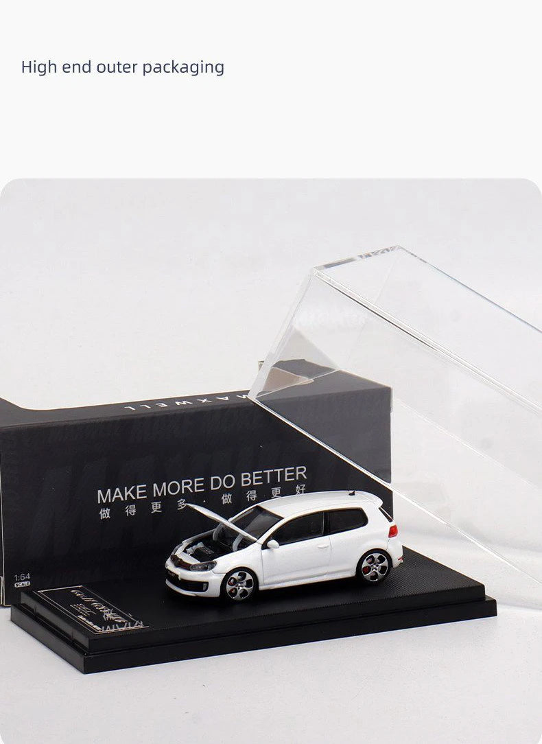 1 64 Scale Golf GTI R MK6 Diecast Model Car