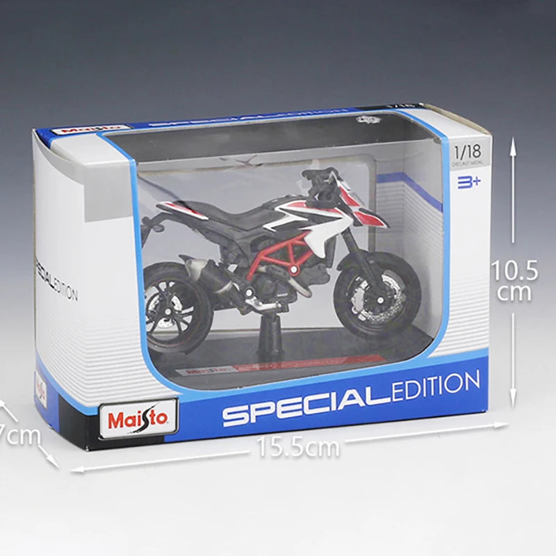 1 18 Scale Ducati Hypermotard SP Diecast Motorcycle Model