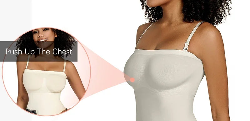 Women Tummy Control Thong Bodysuit – Slimming Compression Shapewear