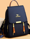 Zipper Oxford Fashion Women's Backpack Versatile Commuting Large Capacity Soft Female Back Pack