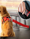Adjustable Pet Cat Dog Car Seat  Belt Pet Seat Vehicle Dog Harness Lead Clip Safety Lever Traction Dog Collars Dogs Accessoires