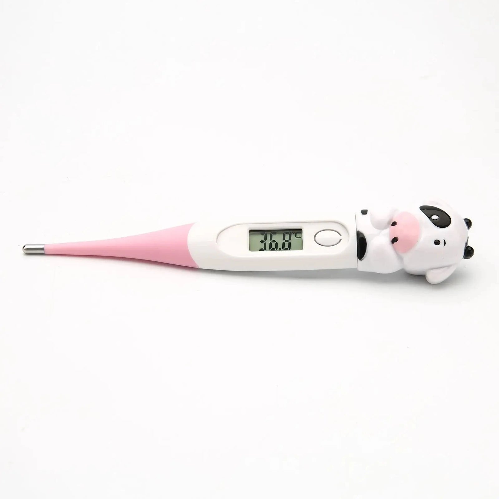 1pc  Cartoon Digital Thermometer Oral Armpit Flexible Tip Waterproof Cute Design Frog Cow Rabbit Bear Duck Rabbit Panda Cow