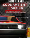 2.4G RC CAR With LED Light 4WD Remote Control Drift Cars Professional Racing Toys
